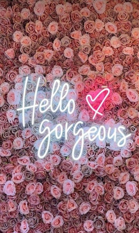 Hello Gorgeous Wallpaper, Pink Wallpaper Ipad, Glitter Wall Art, Blue Butterfly Wallpaper, Cute Blue Wallpaper, Rose Flower Wallpaper, Wallpaper Iphone Neon, Pink Life, Pretty Phone Wallpaper