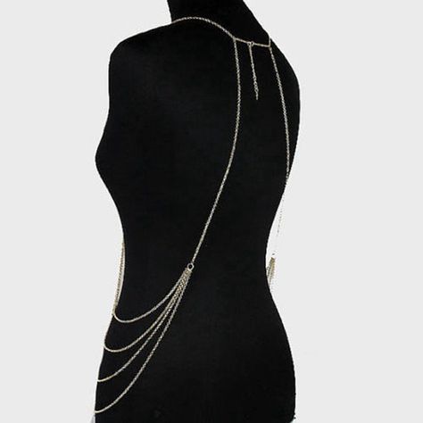 Pearl Body Chain Women Necklaces&Pendants Layered Body Chains Pearl Body Chain, Waist Harness, Body Chain Necklace, Belly Jewelry, Chain Women, Summer Accessories, Gold Color, Chain, Gold