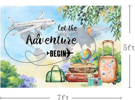 Airport Theme, Background For Kids, Get Rid Of Wrinkles, Travel Birthday, Travel Party Theme, Travel Journal Scrapbook, Tom And Jerry Cartoon, Art Therapy Projects, Let The Adventure Begin