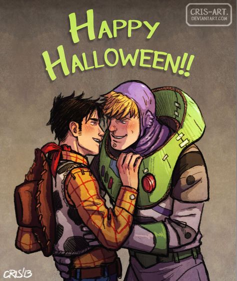 Happy Halloween!! by Cris-Art.deviantart.com on @DeviantArt Billy And Teddy, Wiccan Marvel, Marvel Young Avengers, Cartoon Characters As Humans, Disney Ships, Toy Story Characters, Woody And Buzz, Young Avengers, To My Friend