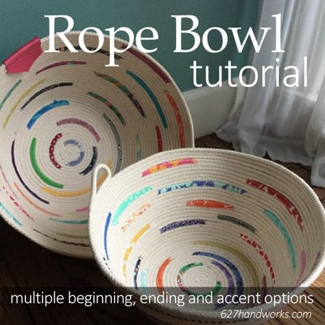 627handworks | Search results for Rope bowl Rope Bowl Tutorial, Rope Basket Tutorial, Coiled Fabric Bowl, Clothesline Basket, Diy Rope Basket, Bags Fabric, Coiled Fabric Basket, Rope Projects, Coiled Baskets