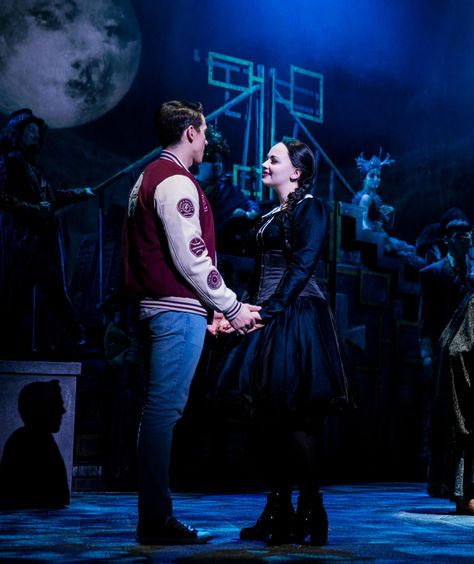 Wednesday And Lucas, Wednesday Addams Musical, Addams Family Musical Wednesday, Adams Family Broadway, Classical Movies, Addams Family Broadway, Lucas Beineke Addams Family, The Addams Family 2019, Wednesday Addams Costume