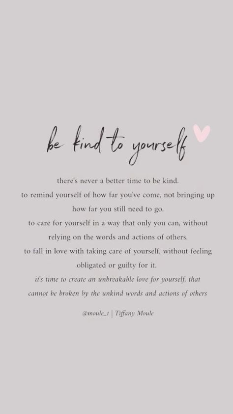 Kind To Yourself Quotes, Quotes Self Healing, To Self Quotes, Be Kind To Yourself Quotes, Believe In Yourself Quotes, Quotes Video, Worthy Quotes, Sayings And Quotes, Yourself Quotes