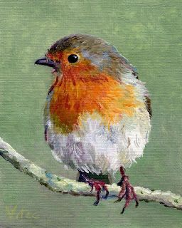 Birds painting by Vitec: I cannot stop painting Robins, help! Burung Kakatua, Illustration Kunst, 수채화 그림, Art Et Illustration, Bird Drawings, Art And Illustration, Watercolor Bird, Pastel Art, Pastel Painting