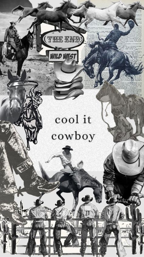 should’ve been a cowboy Cute Cowboy Wallpaper, Angel Cowboy, Saltwater Cowgirl, Ethan Core, Surfing Cowboy, Punchy Aesthetic, Electric Cowboy, Cowboy Collage, Wallpaper Western