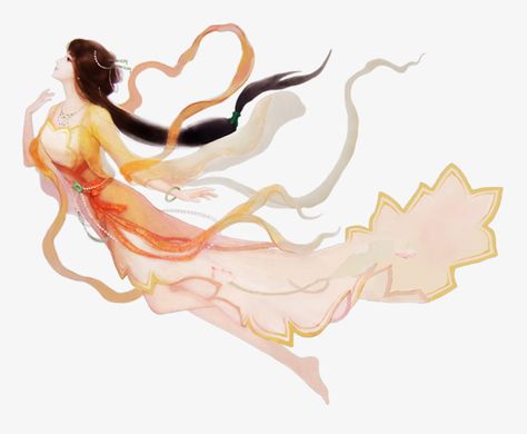 Flying Pose, Fairy Flying, Fairy Templates, Designs For Clothes, Chinese Goddess, Goddess Rising, Chinese Fairy, Drawing Poses Male, Butterfly Woman