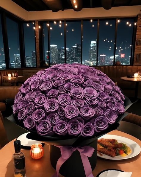 Who would love this bouquet of preserved purple roses that lasts up to three years? Tag them to share everlasting beauty! 💜🌹 #LongLastingLove #PurpleRoses #EternalElegance Purple Roses Bouquet, Roses Bouquet, Purple Roses, May 21, Rose Bouquet, Love This, To Share, Roses, Long Lasting