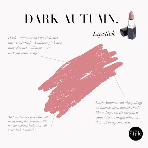 The Dark Autumn Colour Palette | Curate Your Style Colour Palette Clothes, Autumn Lipstick, Deep Autumn Makeup, Autumn Colour Palette, Deep Autumn Palette, Makeup Pallettes, True Spring Colors, Autumn Color Palette Fashion, Deep Autumn Color Palette