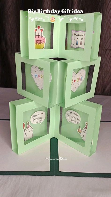 Diy Pop Up Cards, Hadiah Diy, Kraf Kertas, Fancy Fold Card Tutorials, Personalised Gifts Diy, Book Crafts Diy, Paper Craft Videos, Instruções Origami, Atv Riding