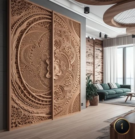 Natural Wood Paneling, Wooden Panels, Exquisite Wall Decorations, Wood Panels for Wall Decor, Designer Panels Made of Natural Wood - Etsy Natural Wood Paneling, Modern Home Entrance, Diy Rustic Home, Carved Wood Wall Art, Wooden Door Design, Door Designs, Wood Panels, Decorative Panels, Wall Decorations