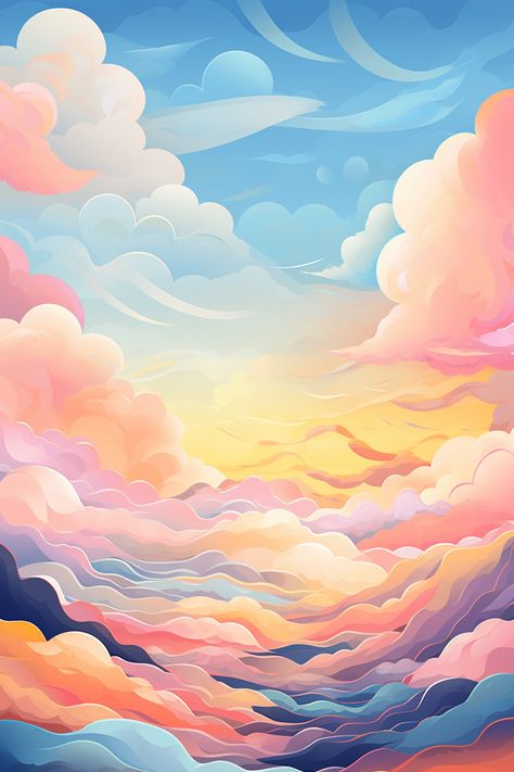 sky above the clouds Above The Clouds, The Clouds, Drawing Reference, Wallpapers, Collage, Drawings, Canvas, Pins, Quick Saves