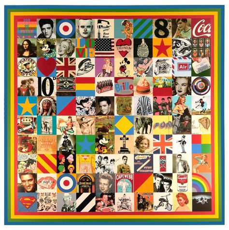 100 Sources of Pop Art by Sir Peter Blake Gcse Art Exam, James Rosenquist, Pop Art Collage, Claes Oldenburg, Peter Blake, Lonely Hearts Club, Wayne Thiebaud, Pop Art Movement, Jasper Johns