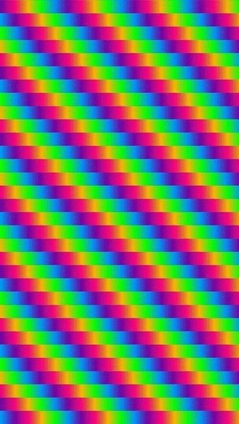 Color Optical Illusions, Rainbow Wallpapers, Eyestrain Art, Cool Optical Illusions, Glitch Wallpaper, Psychadelic Art, Trippy Wallpaper, Rainbow Aesthetic, Rainbow Wallpaper