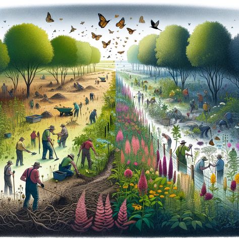 Reviving Eden: The Transformative Power of Native Plant Restoration Help The Earth, Milkweed Seeds, Alien Species, Modern Farmer, Invasive Plants, Planting Shrubs, Monarch Butterflies, Embrace Nature, Detective Story