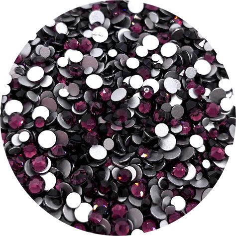 Glass Rhinestones - Bogota - Lauren Quigley's Rock Candy by Glitter Heart Co.™ | Michaels Rock Candy, Glitter Glass, Glitter Hearts, Purple Glass, Side Hustle, Embellishments, Paper Crafts, Glitter, Candy