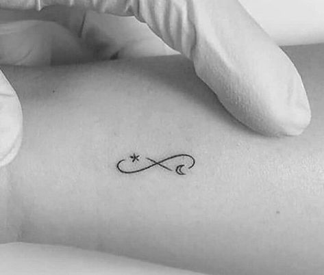 Classy Sister Tattoos, Couple Secret Tattoos, Secret Couple Tattoo, Tsitp Tattoo, Mini Couple Tattoos, Infinity Couple Tattoos, Secret Tattoo, Tattoo Design For Hand, Tiny Wrist Tattoos