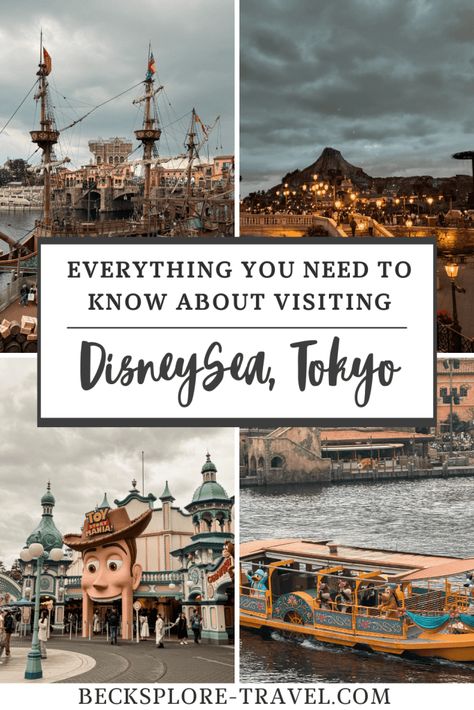 Visiting DisneySea in Tokyo, Japan - Becksplore Disney Sea Outfit, Tokyo Disney Sea Outfit, Disneysea Outfit, Disney Outfits Winter, Study Abroad Travel, Lost River, Tokyo Station, Disney Sea, Universal Studios Japan