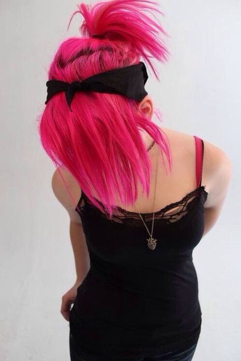 Pink Lip Color, Scene Girl, Random Inspiration, Emo Hair, Bright Hair, Scene Hair, Pastel Hair, Dye My Hair, Rainbow Hair