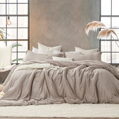 Oversized Bedding, Oversized Comforter, Linen Comforter, Cozy Luxury, Twin Xl Comforter, Inspire Me Home Decor, Home Bedding, King Pillows, Bedspread Set