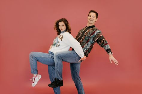 Couples Photo Session Poses, 80s Glamour Shots Couples Funny, Cheesy 80s Photoshoot, Cringy Photo Poses, Awkward Engagement Photos Funny, Tacky Photoshoot, Awkward 90s Couple Photos, Funny Couples Poses, Jcpenney Portraits Funny Friends