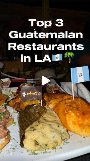 Taylor on Instagram: "Top 3 Guatemalan Restaurants in LA. 🌴🇬🇹

1. @casadelasgarnachas 
2. @muchacomidachapina 
3. @amaliasrestaurant1 

Enjoy! 🍛

-
#guatemala #guatemalanfood #guatemalancuisine #losangeles #la #socal #guatemalteca" Guatemalan Recipes, Guatemala, Restaurant, On Instagram, Instagram, Los Angeles