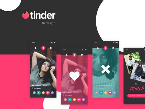 Tinder Redesign - Dating App UI Kit Free Download by Mwsurjith on Dribbble Poster Mockup Free, Hotel Booking App, Tinder App, Minecraft Coloring Pages, Tinder Dating, Dating App, Business Plan Template, Cool Coloring Pages, Dating Apps