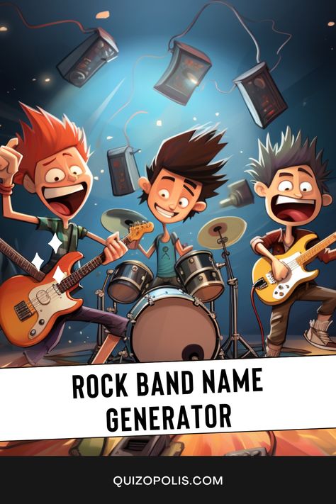 Turn up the volume and crank out a cool band name! Explore our Rock Band Name Generator for the ultimate musical inspiration. Band Names Ideas, Band Name Generator, Band Names, Turn Up The Volume, We Rock, Grunge Band, Punk Rock Bands, Name Generator, Generators