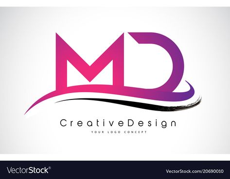 M D Logo, Md Logo Design, Md Logo, D Letter Logo, P Logo Design, Logo Monogramme, D Letter, Logo Desing, Initials Logo Design