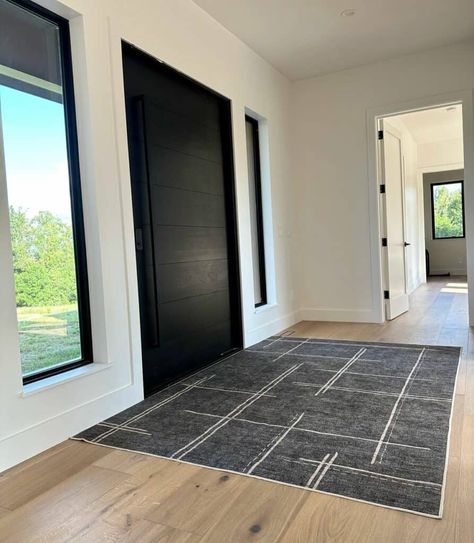 Are Black Windows Worth the Risk? Insights from Designers and Homeowners Black Windows And Trim, Frame Windows, Bedside Pendant Lights, Windows Black, Black And White Home, Blue Shutters, Black And White Interior, Black Windows, White Home