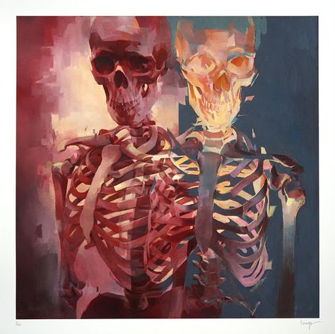 Nick Runge, Oil Painting Inspiration, Skeleton Art, Scary Art, A Level Art, Dope Art, Ethereal Art, Anatomy Art, Surreal Art