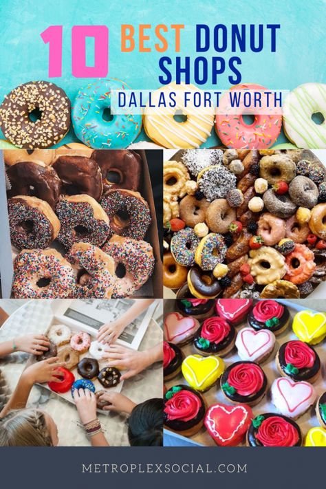 Brunch In Dallas Texas, Best Places To Eat In Dallas Texas, Dallas Brunch Spots, Hurts Donuts, Best Dallas Restaurants, Croissant Donut, Star Donuts, Perot Museum Dallas, Making Donuts