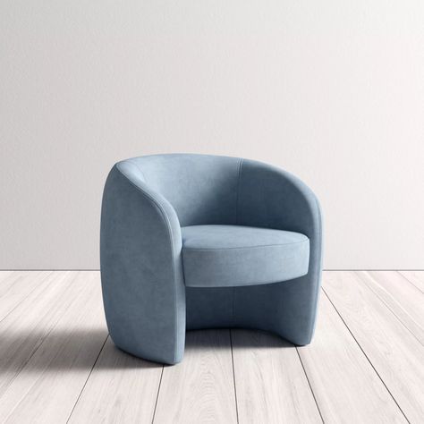 Chair Accent Chairs, Blue Lounge Chair, Blue Lounge, Simple Sofa, Swivel Barrel Chair, Stylish Chairs, Leisure Chair, Chair Upholstery, Barrel Chair