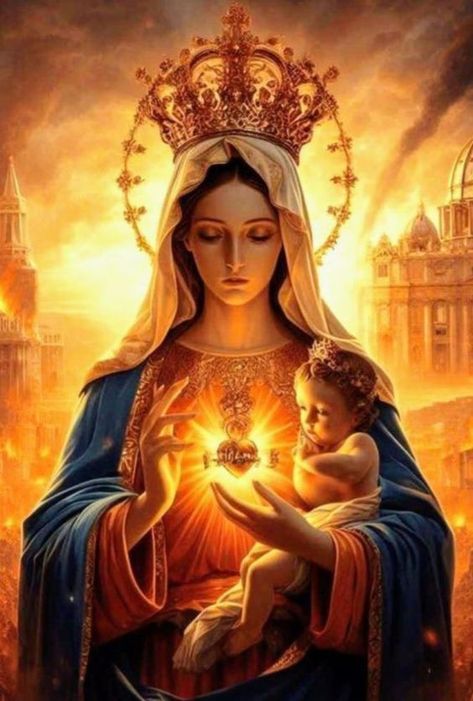 Mary Jesus Mother, Mother Mary Pictures, Mary Pictures, New Eve, Jesus Mother, Virgin Mary Art, Mother Mary Images, Catholic Pictures, Blessed Mary