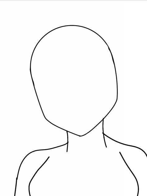 Cartoon Body Base With Hair, Person Outline Sketch, Anime Outline Templates, Oc Outline, Outline Of A Person, Person Base, People Outline, Person Template, Pro Pic