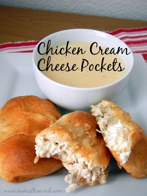 Cheese Pockets, Chicken Cream Cheese, Crescent Roll Recipes, Cream Cheese Chicken, Food Chicken, Think Food, Easy Dinners, It Goes On, Poultry Recipes