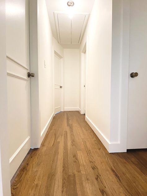 Base Molding, Baseboard Molding, Hallway, Molding, Trim, White