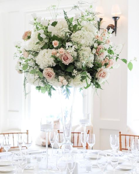 Blush Centerpieces, Blush Centerpiece, Wedding Arbors, Tall Centerpieces, Floral Event Design, Event Coordinator, June 16, Table Arrangements, Event Design