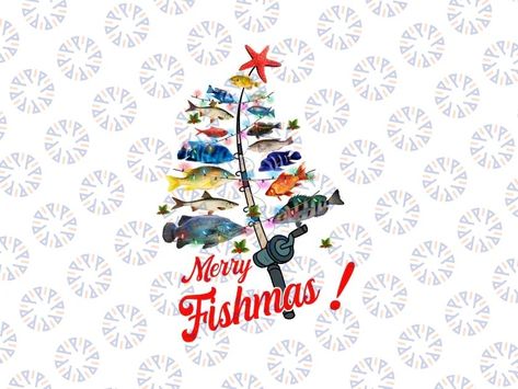 Fishing Christmas Tree, Merry Fishmas, Fish Christmas, Yoda Png, Fishing Christmas, Christmas Tree Png, Tree Png, Horror Characters, Png Christmas