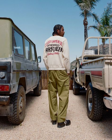 Fall '23 lookbook – Stüssy Stussy Lookbook, Stussy Clothing, Street Culture, Beach Pants, Branding Photoshoot, Cargo Pant, Knit Sweatshirt, Pants Pattern, Lifestyle Blogger