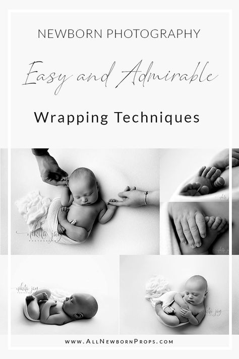 Newborn Photo Wrapping, Newborn Wrapping Techniques Photography, How To Swaddle For Newborn Pictures, Easy Newborn Poses, Newborn Wrapping Techniques, Newborn Wrapping, Diy Newborn Photography Props, Diy Newborn Photography, Born Photography