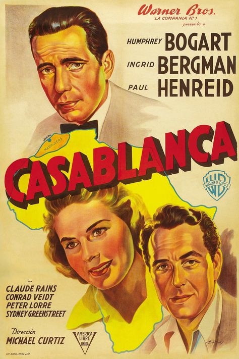 Mommy Film, Casablanca Poster, A Serbian Film, Casablanca Movie, Sherlock Poster, Casablanca 1942, Old Movie Poster, Classic Films Posters, French Film