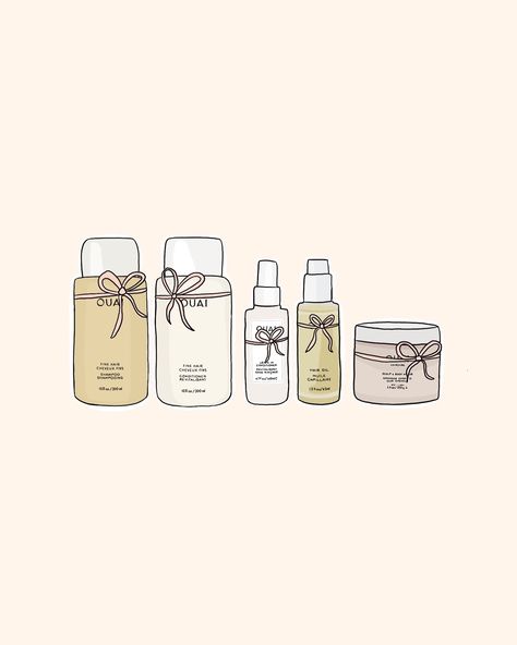 cutsie little product illustrations for @theouai ✨ illustrations are the most satisfying thing to make🙈 Comment below which products I should do next! #productillustrations #ouaihaircare #ouaiproducts #productdrawings #haircare #skincare #skindrawings #productdesign #graphicdesigner #ouaiproductdrawing #skincaredrawings #haircaredrawings #productdrawings Ouai Products, Ouai Haircare, Most Satisfying, Social Media Branding, Creative Branding, Hair Care, Skin Care, Branding, Social Media