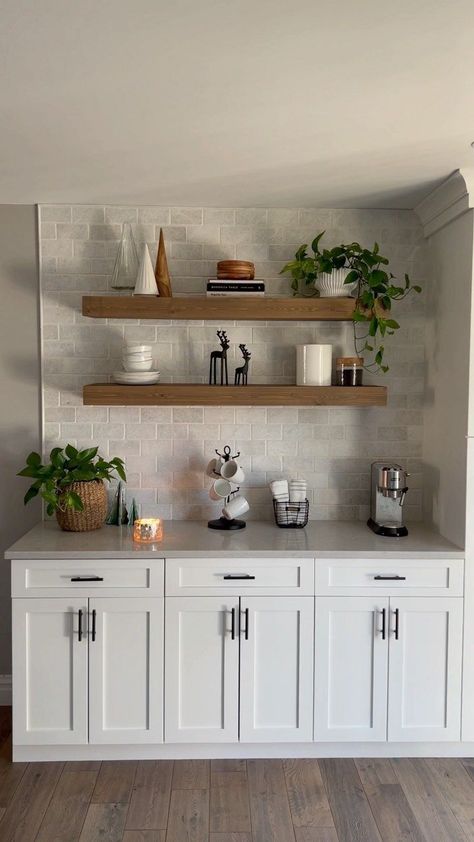 At Home Coffee Bar, Coffee Bar Ideas Kitchen, Home Coffee Bar Ideas, Coffee Bar At Home, Coffee Bar Ideas Kitchen Counter, At Home Coffee, Bar At Home, Coffee Bar Station, Coffee Bar Ideas