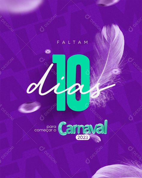 Baixar Faltam 10 Dias Para Começar o Carnaval 2023 Social Media PSD Editável.zip no Designi. Carnaval Post, Batman Wallpaper, Social Media Post, Photoshop