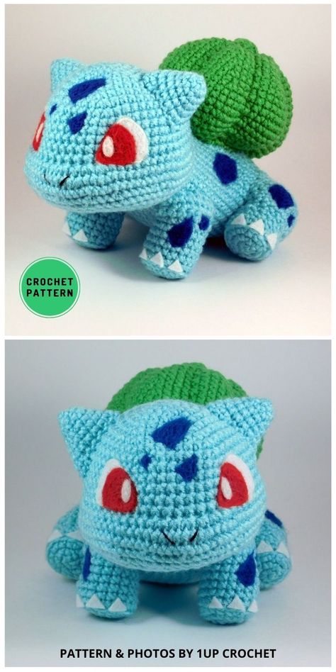 Crocheted Pokemon Characters, Crochet Togepi Pattern Free, 1up Crochet Pokemon, Crochet Pokemon Pattern Free Amigurumi, Crochet Pokemon Squirtle Free Pattern, Blastoise Crochet Pattern Free, Crochet Pokemon Pattern Free Bulbasaur, Wooper Pokemon Crochet, Crochet Charmander Pattern Free