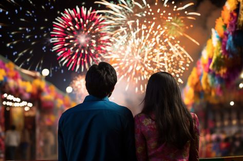 People Watching Fireworks, Diwali Celebration Images, Diwali Family, Picture Of People, Watching Fireworks, Celebration Images, Diwali Celebration, Indian Festival, People Watching