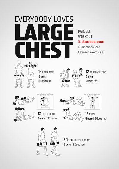 Chest Day Dumbbell Workout, Dumbell Home Workout For Men, Darebee Chest, Best Dumbbell Chest Workout, Floor Chest Workout, Chest Workouts Dumbbell, Dumbbell Workout For Chest, Standing Chest Dumbell Workout, Chest Workout Beginner