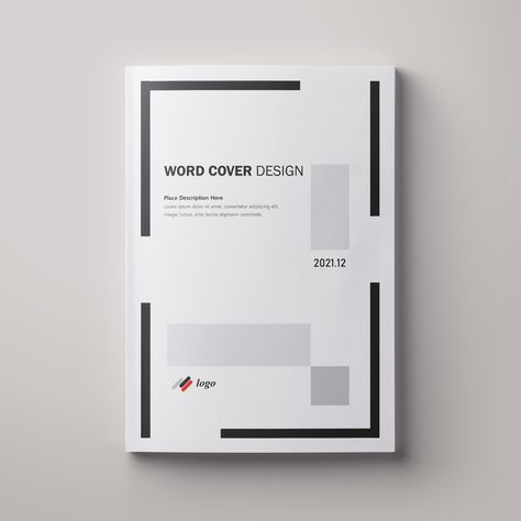 Word File Design, Word Page Design, Research Cover Page Design, Word Cover Page Design, Word Document Design Layout Ideas, Microsoft Word Design Ideas, File Design Cover Ideas, Document Cover Design, Word Document Design