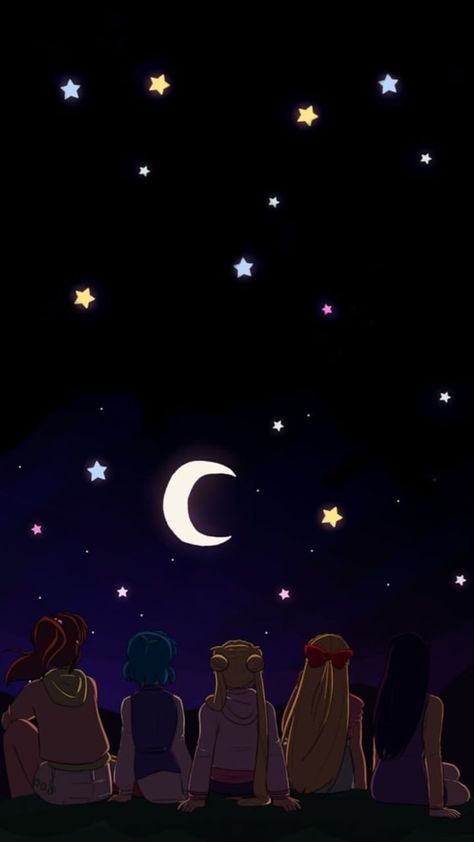 Sailor Moon Iphone Wallpaper, Moon Iphone Wallpaper, Iphone Wallpaper Dark, Sailor Moon Background, Collage Mural, Sailor Moon Stars, Sailor Moon Fan Art, Images Kawaii, Sailor Moon Aesthetic