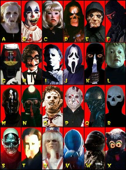 Slasher masks Creepy Masks, Are You Scared, Universal Monsters, Fun Quiz, Halloween Monster, Gaming Wallpapers, Horror Characters, Scary Movies, Horror Movie